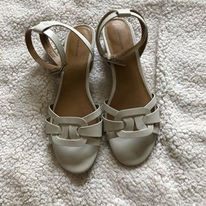 NWT 14th and Union Off-White/Cream Wedges